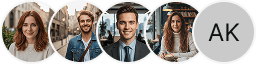 Multiple investor profile avatars on Bulwark Gainholm trading review block